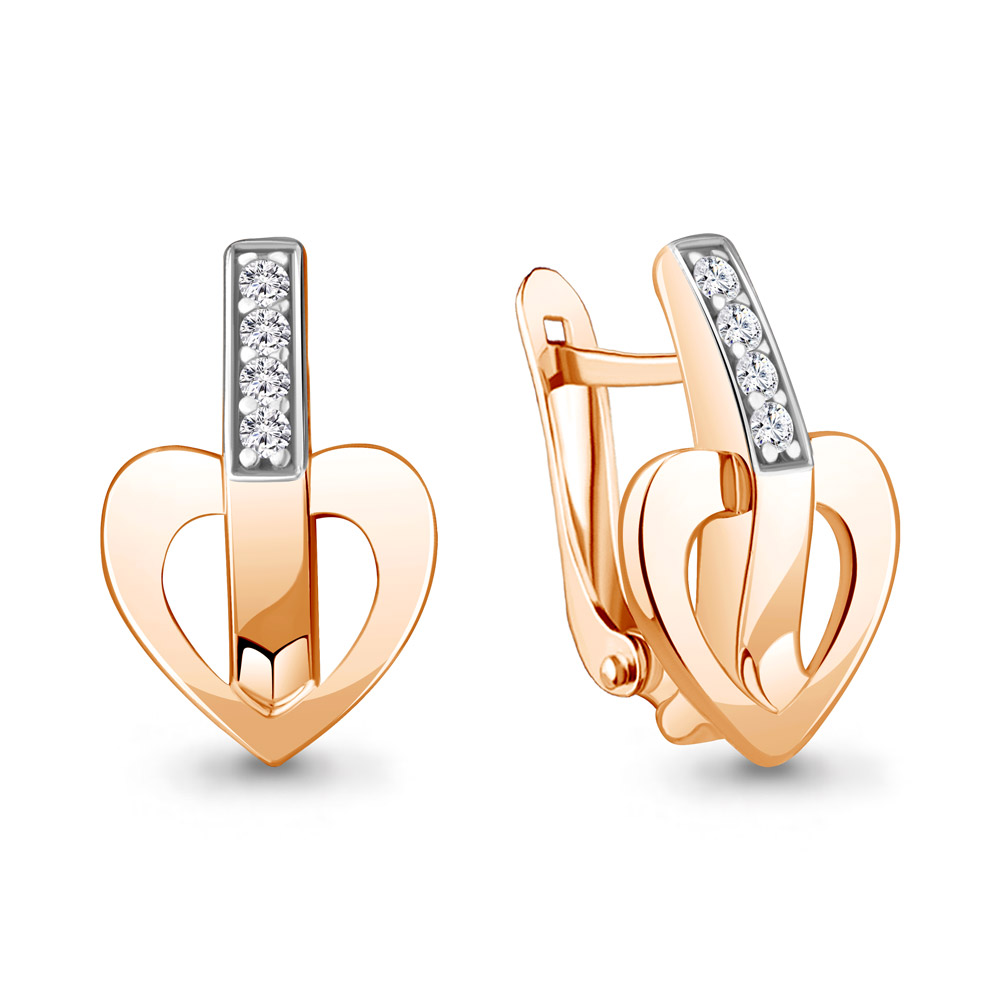 

Серьги из серебра с фианитом Aquamarine Aquamarine 49706А_925_з, 49706А_925_з