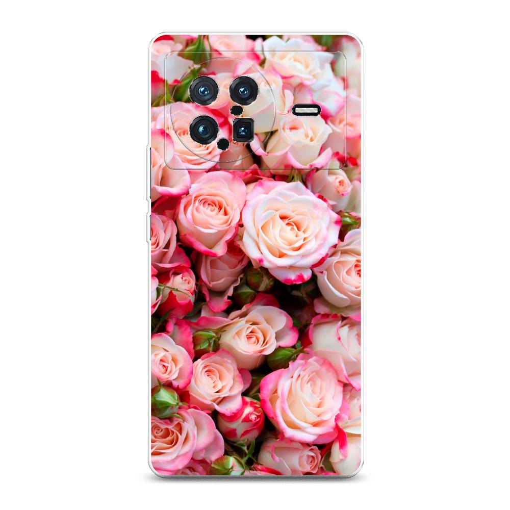 

Чехол на Vivo X Note "Много роз", Розовый, 266950-2