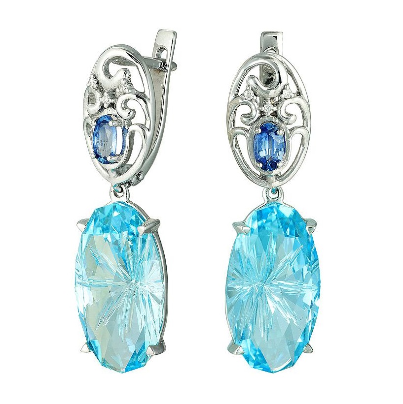 

Серьги из белого золота с бриллиантом ALORIS 1610БрСпТ_, Серьги 1610БрСпТ_