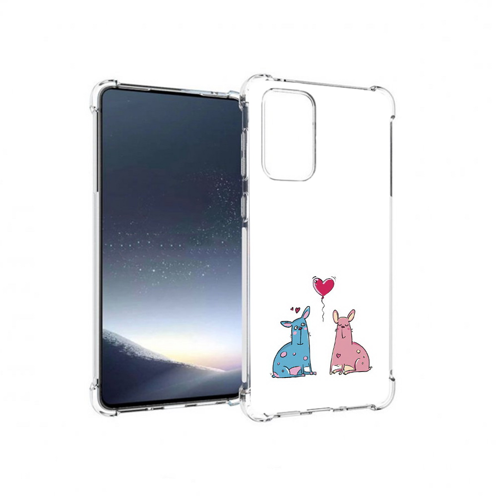 

Чехол MyPads Tocco для Samsung Galaxy A73 Лама любовь (PT226913.548.102), Прозрачный, Tocco