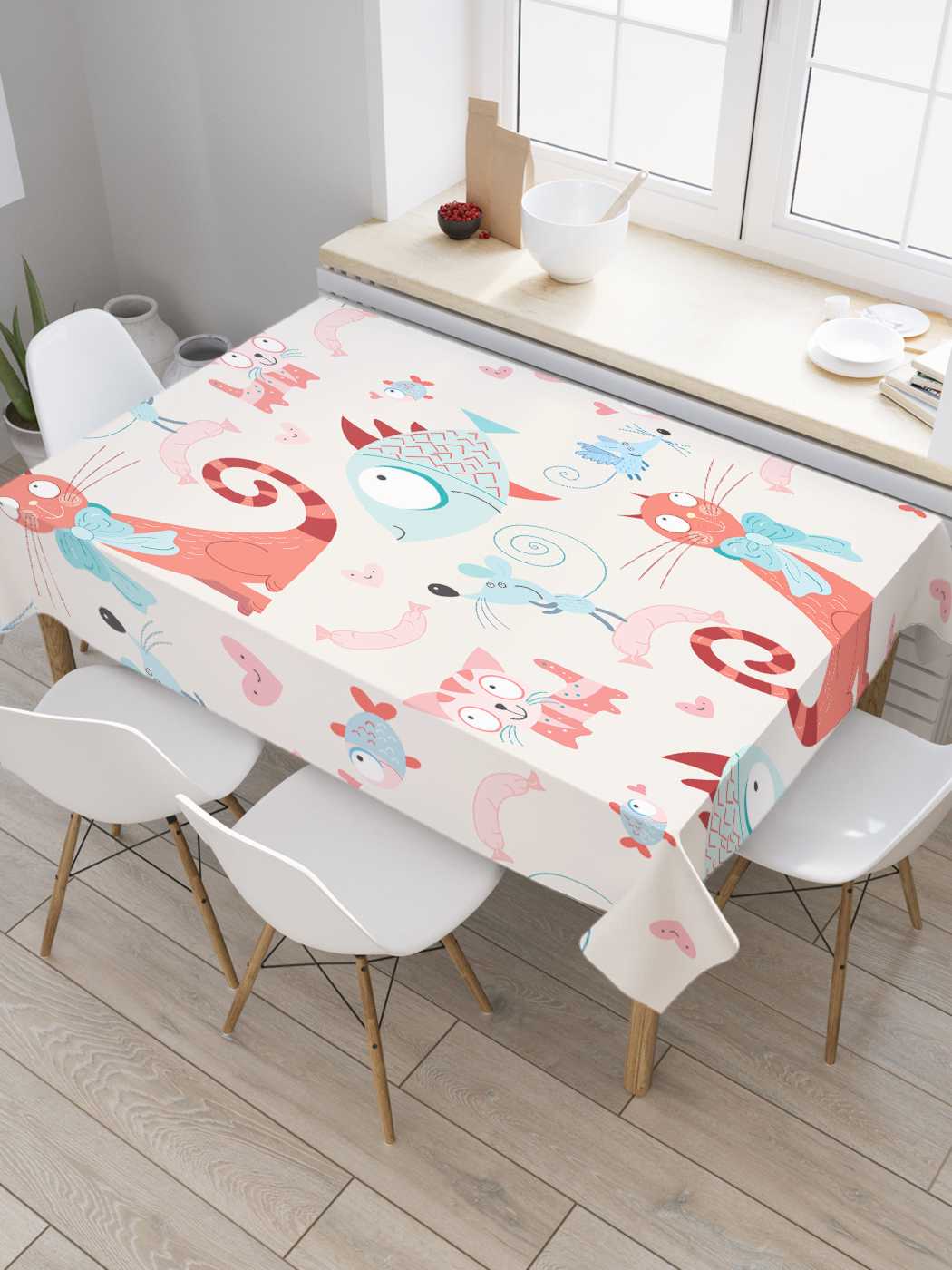 

Скатерть прямоугольная JoyArty "Все для маленькой принцессы" из сатена, 180x145 см, Все для маленькой принцессы