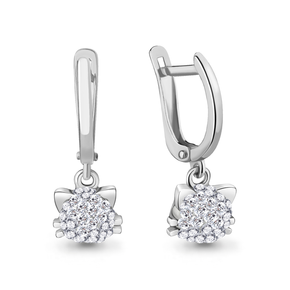 

Серьги из серебра со стеклом Aquamarine Aquamarine 49558_925_р, 49558_925_р