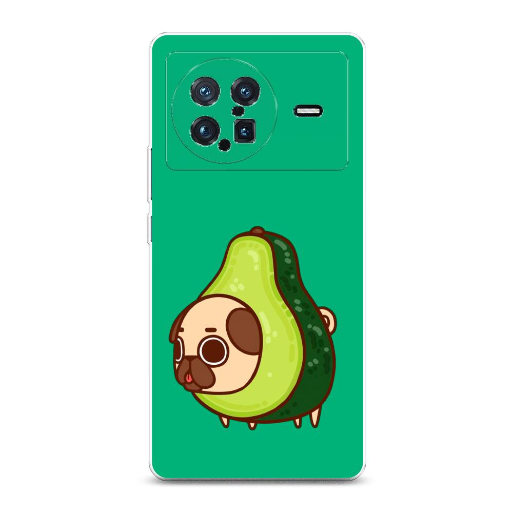 

Чехол на Vivo X Note "Мопс авокадик", Зеленый, 266950-1