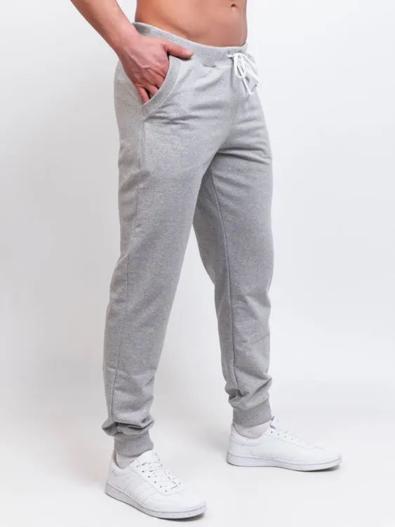 Спортивные брюки мужские Чебоксарский трикотаж 4033 белые 56/176 RU