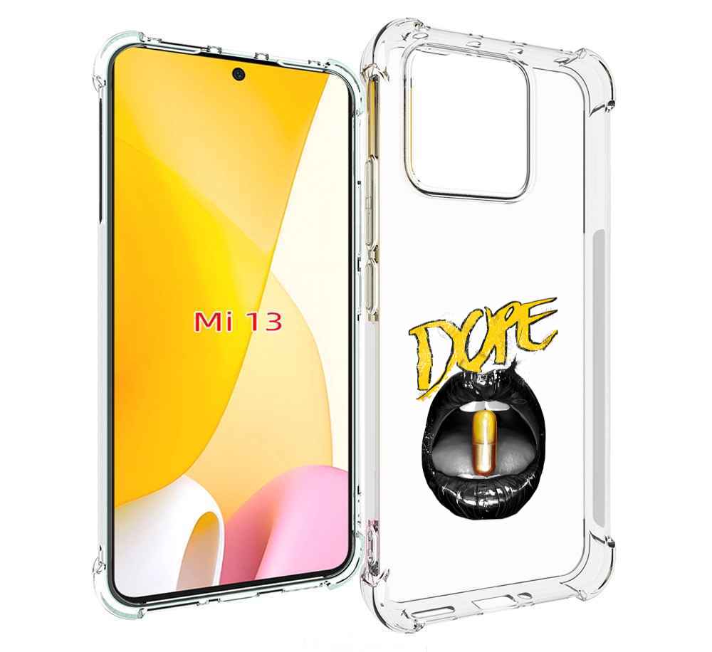 

Чехол MyPads губы для Xiaomi 13, Прозрачный, Tocco