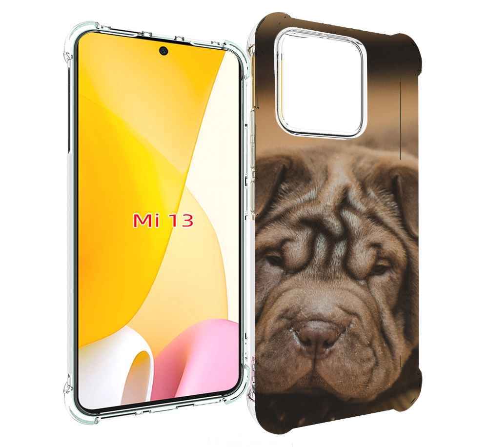 

Чехол MyPads шарпеи для Xiaomi 13, Прозрачный, Tocco