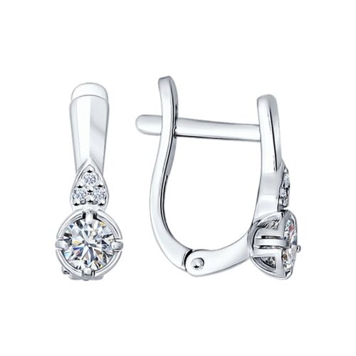 

Серьги из серебра с фианитом SOKOLOV 94025660, 94025660