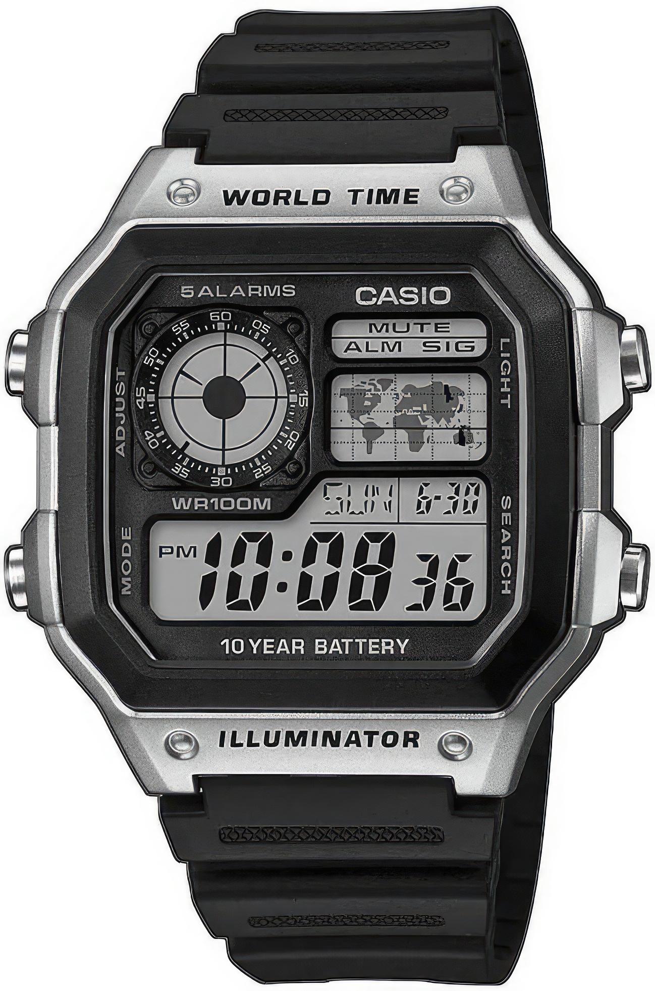 

Наручные часы мужские Casio AE-1200WH-1C, AE-1200WH-1C