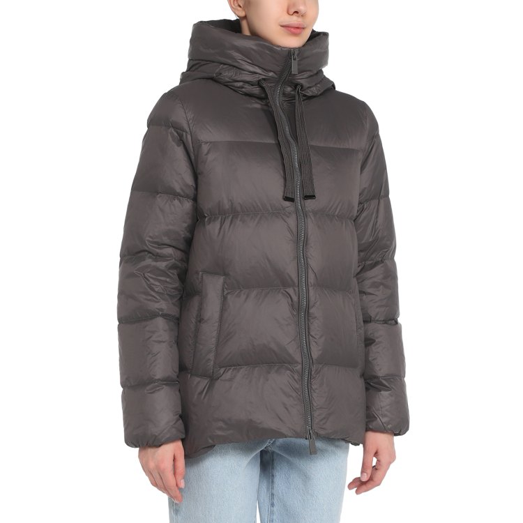 

Пуховик женский Maison David MLY011-1 серый S, MLY011-1