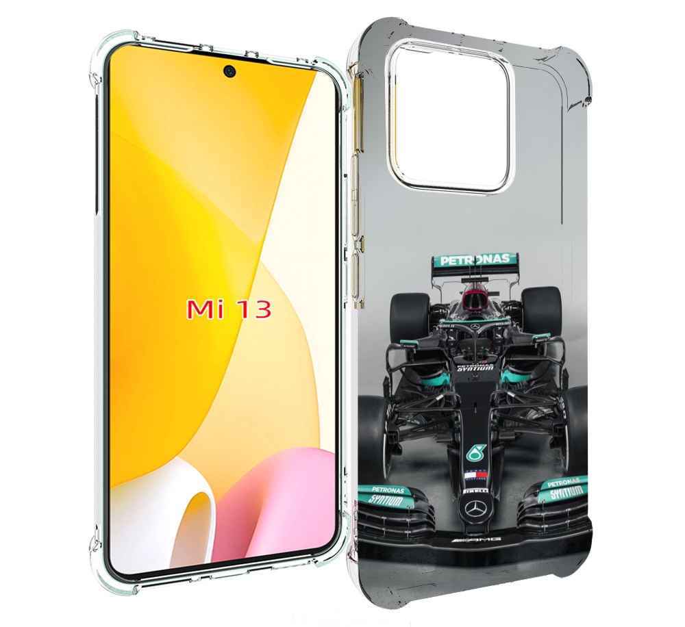 

Чехол MyPads формула 1 мерседес для Xiaomi 13, Прозрачный, Tocco