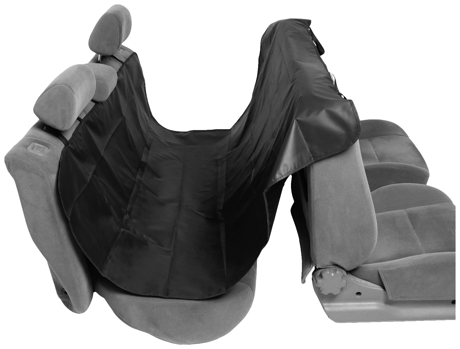 Накидка-гамак для перевозки животных, 130x150 см, оксфорд, черная