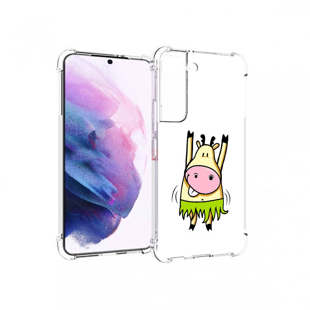 

Чехол MyPads Tocco для Samsung Galaxy S22 Веселая корова (PT194926.508.42), Прозрачный, Tocco