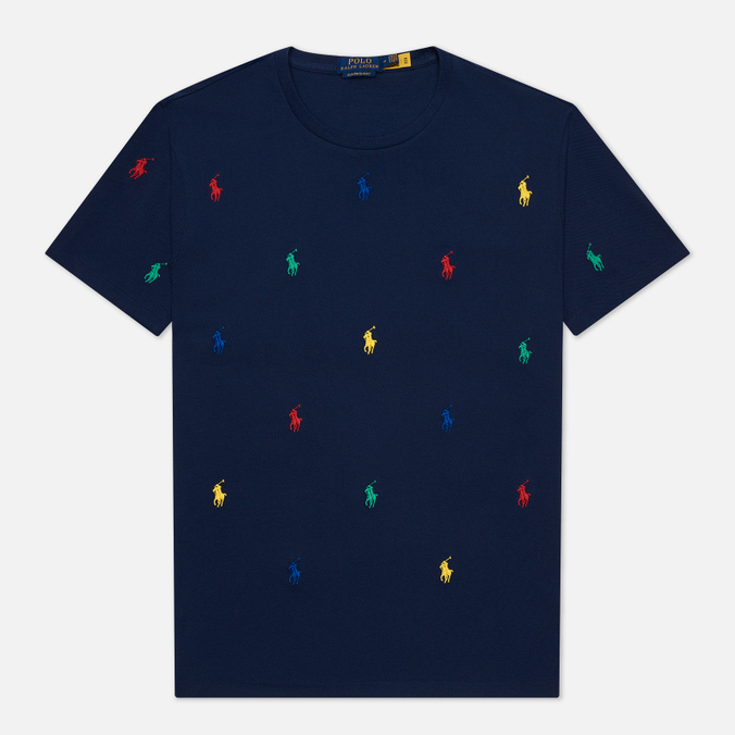 

Футболка мужская Polo Ralph Lauren 710-842916 синяя XXL, 710-842916