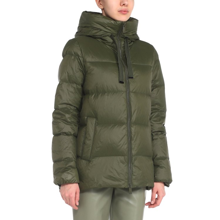 

Пуховик женский Maison David MLY011-1 хаки S, MLY011-1