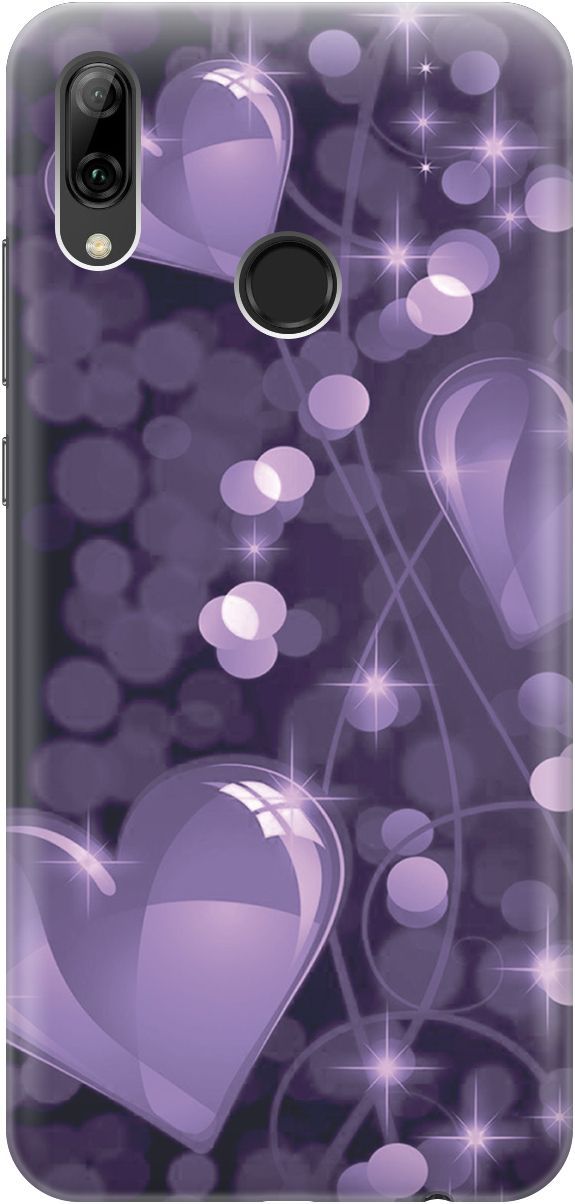 

Чехол на Honor 10 Lite/Huawei P Smart (2019) "Любовь в фиолетовом цвете", 3977