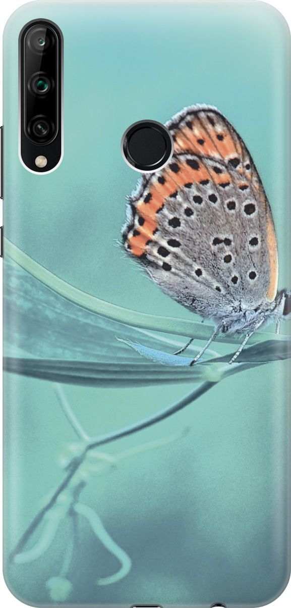 

Чехол на Honor 9C/Huawei P40 Lite E "Бабочка на листке", 3417