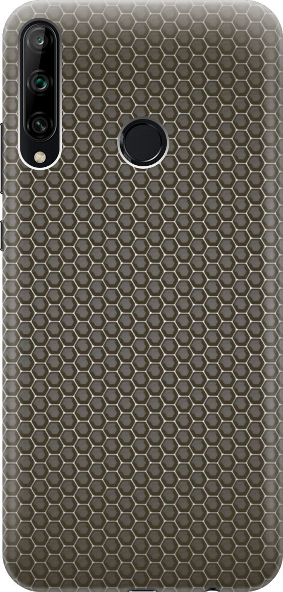 

Чехол на Honor 9C/Huawei P40 Lite E "Карбоновая сеть", 3417