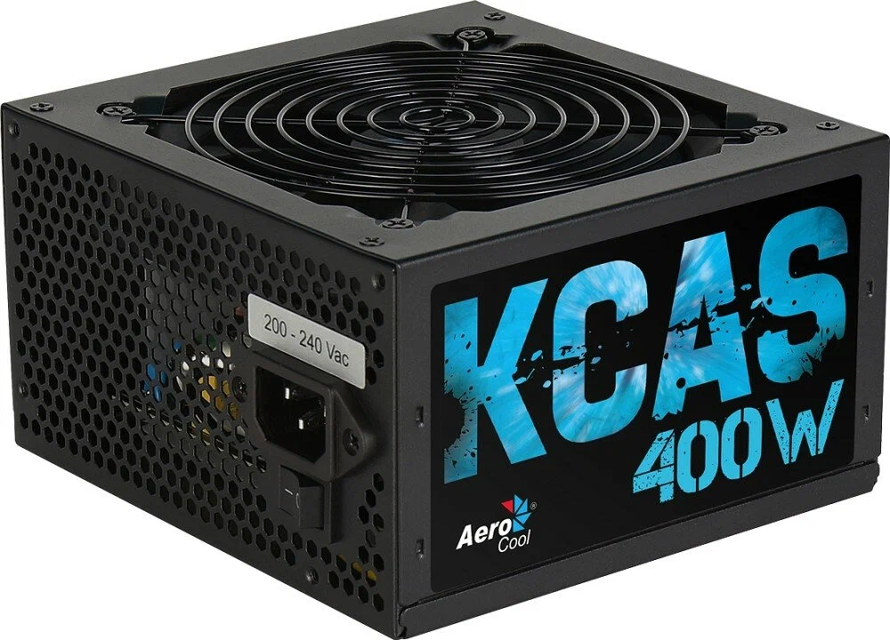 

Блок питания AeroCool KCAS PLUS 400W, Черный, KCAS PLUS 400W