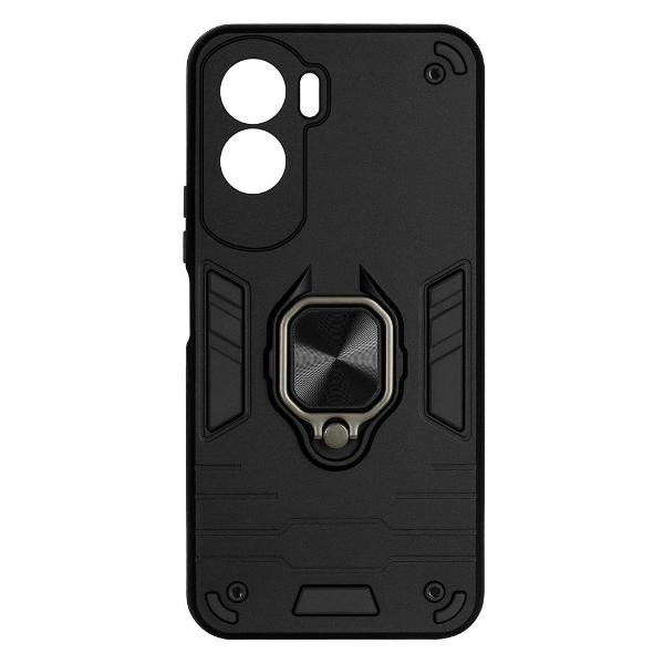 

Чехол DF для Honor 90 Lite с магнитом и кольцом Black hwArmor-09, Черный