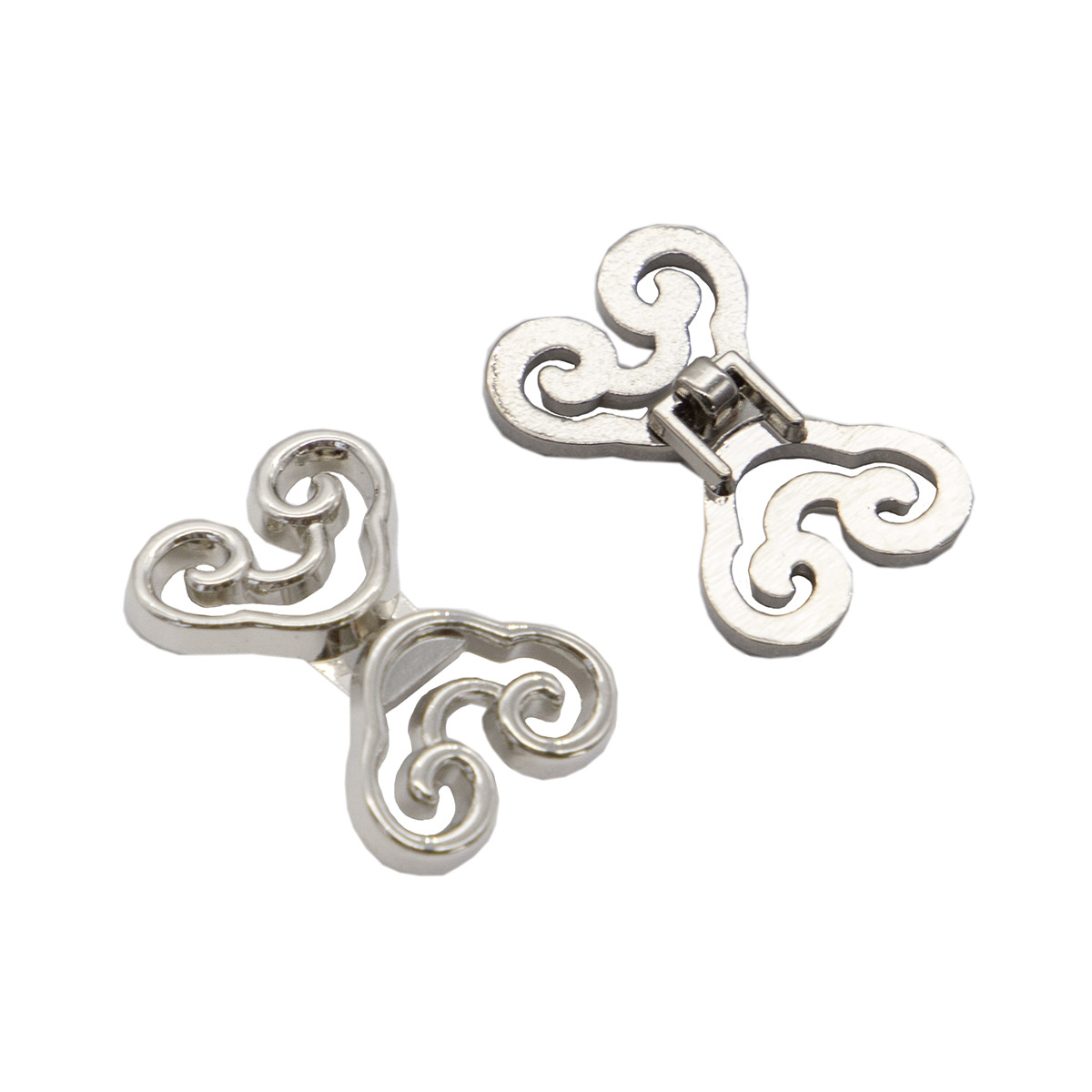

DF-267 Крючок 2,4см*1,5см (Nickel (серебро (никель), 6 шт, Серебристый
