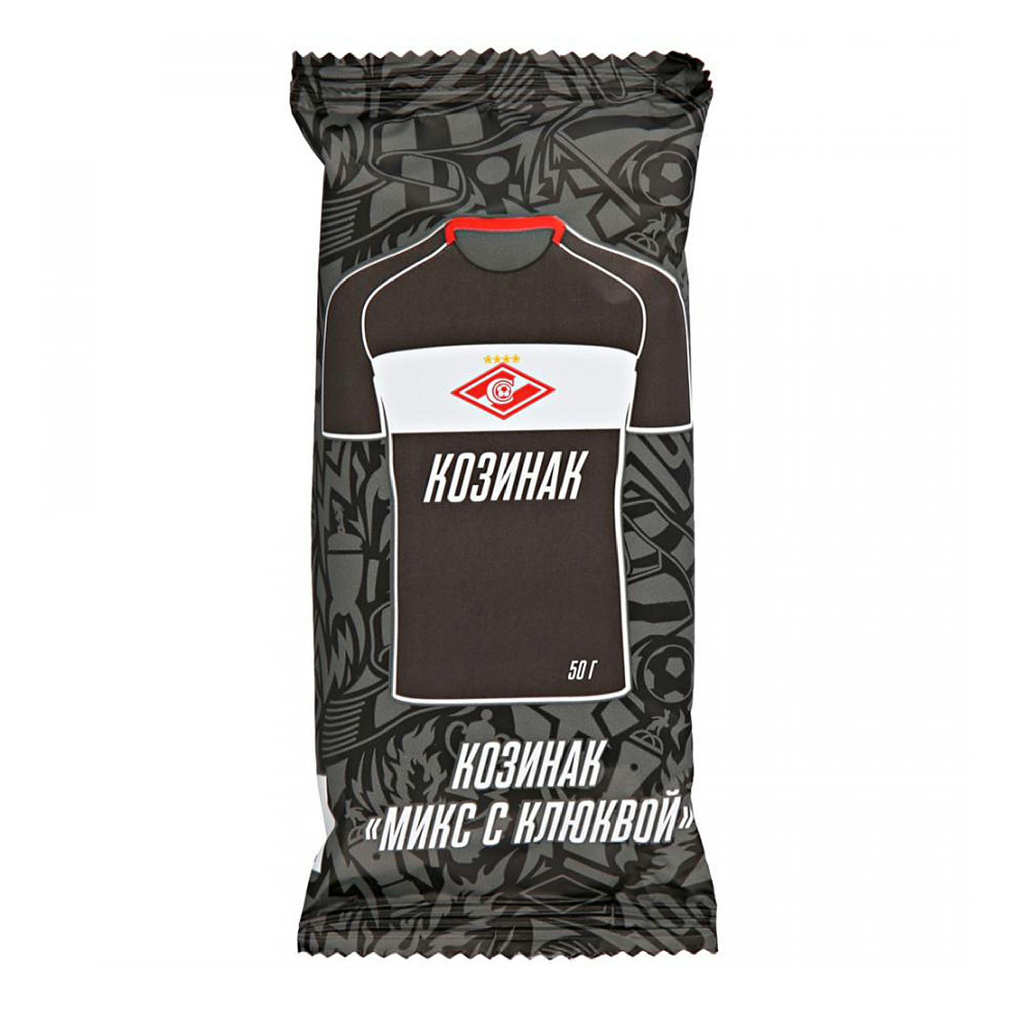 

Козинак Ростагроэкспорт Спартак Микс с клюквой 50 г