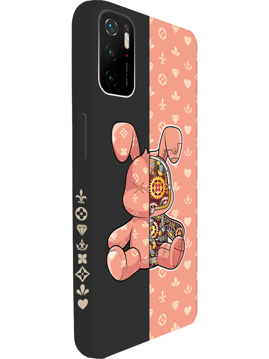 

Силиконовый чехол на Xiaomi Redmi Note 10T / Poco M3 Pro с принтом матовый черный 821115, Бежевый;оранжевый;черный, 730837171