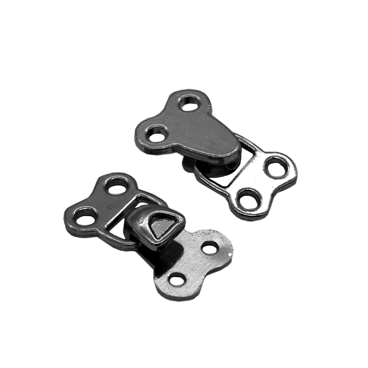 

DF-225 Крючок 1,4*2,4см (pewter (олово (черный никель), 12 шт, 560010