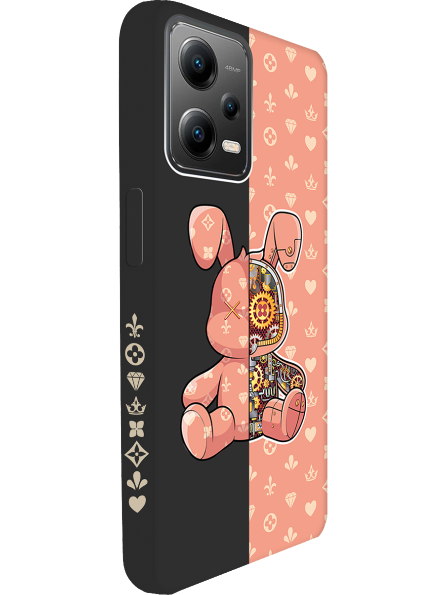 

Силиконовый чехол на Xiaomi Poco X5 5G с принтом "Персиковый Кролик" матовый черный, Бежевый;оранжевый;черный, 767959671