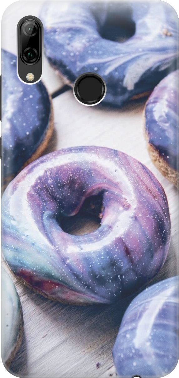 

Чехол на Honor 10 Lite/Huawei P Smart (2019) "Пончики в сиреневой глазури", Белый;фиолетовый, 3408