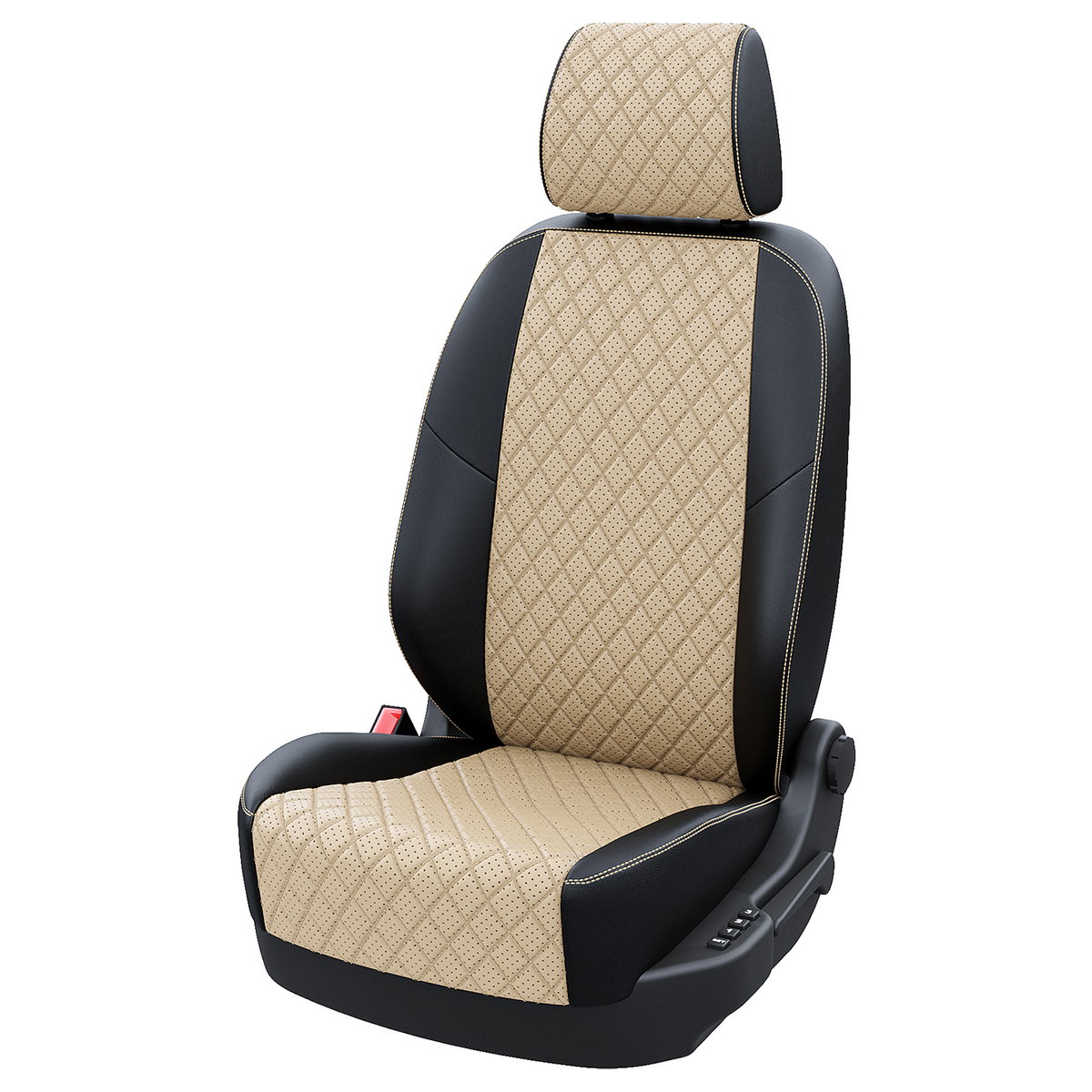 

Чехлы на сиденья Автодруг для KIA Soul 3 2019-2024 A1129DS2084 Экокожа ромб Черный Бежевый, Бежевый;черный, A1129