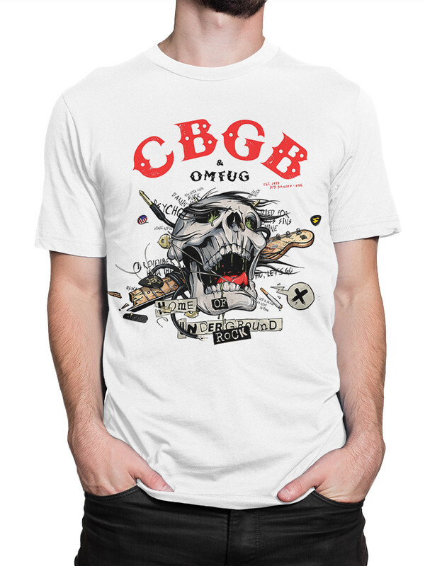 

Футболка мужская DreamShirts Studio Рок Клуб CBGB Club 582-cbgb-2 белая M, Белый, Рок Клуб CBGB Club 582-cbgb-2