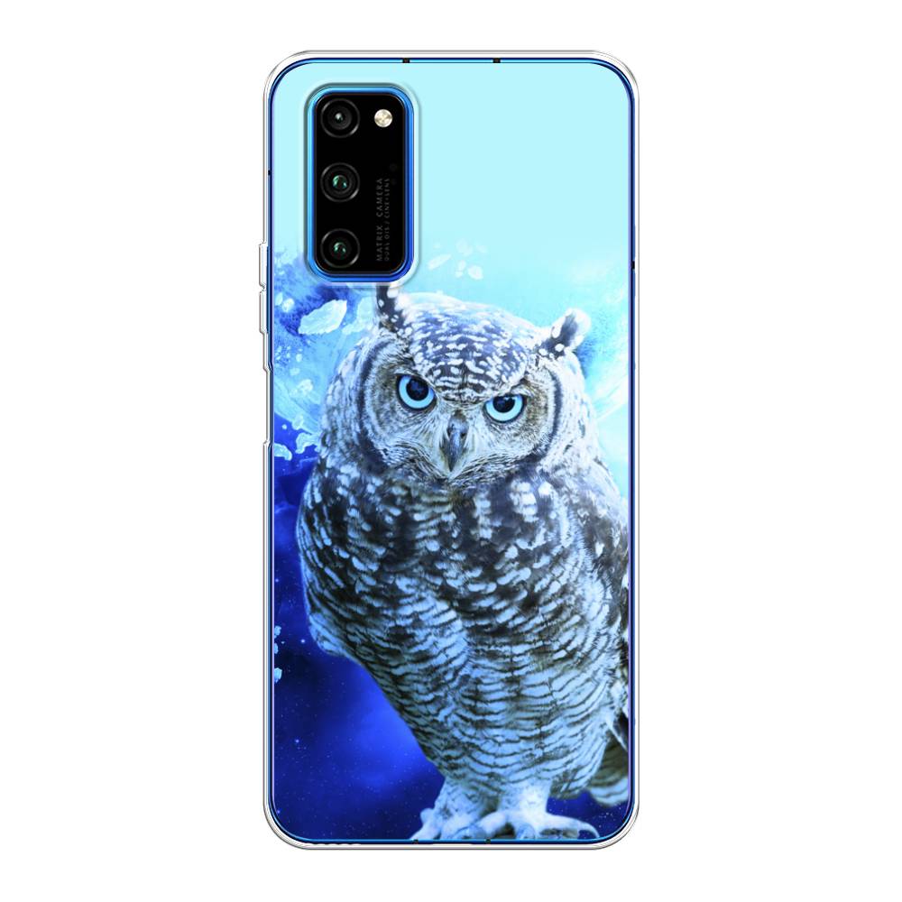 

Чехол Awog на Huawei Honor V30 Pro "Сова арт 7", Синий;голубой, 611450-1