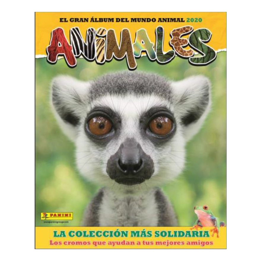 

Наклейки бумажные универсальные Panini Animals 2020 30 шт