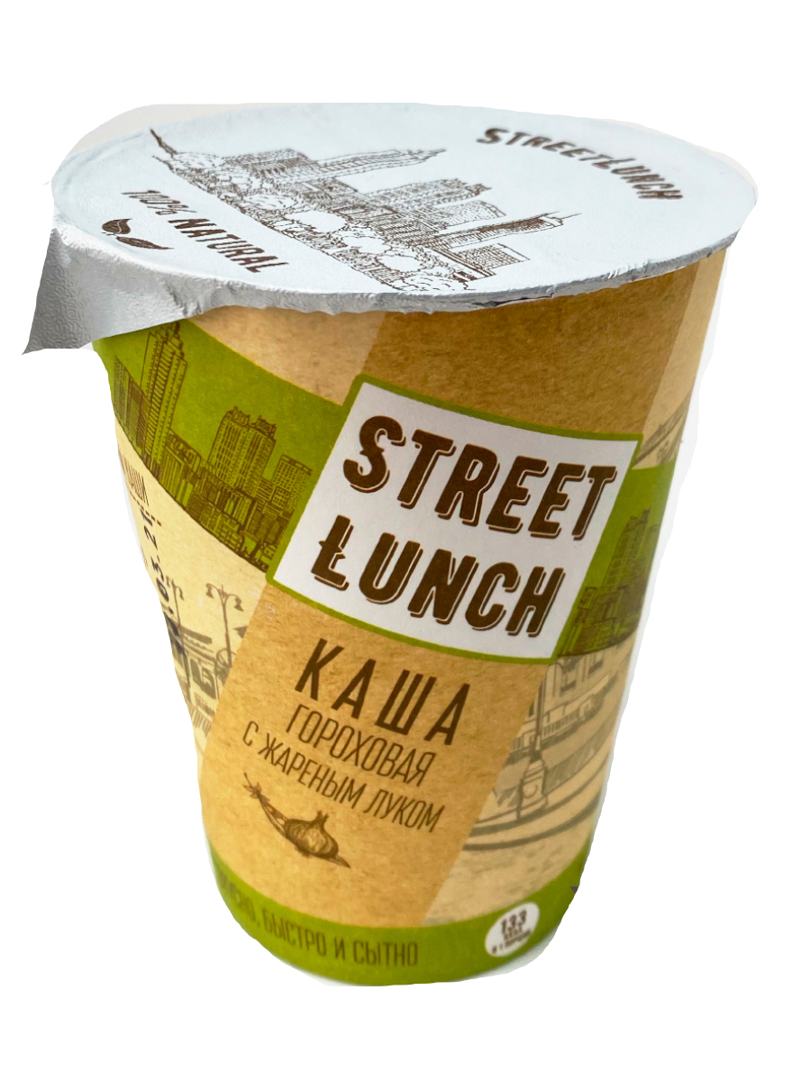 

Каша Street lunch гороховая с жареным луком быстрого приготовления 40 г