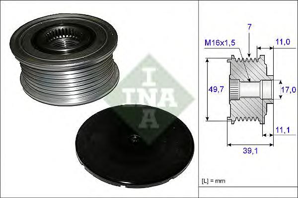 

Шкив генератора Ina 535008410