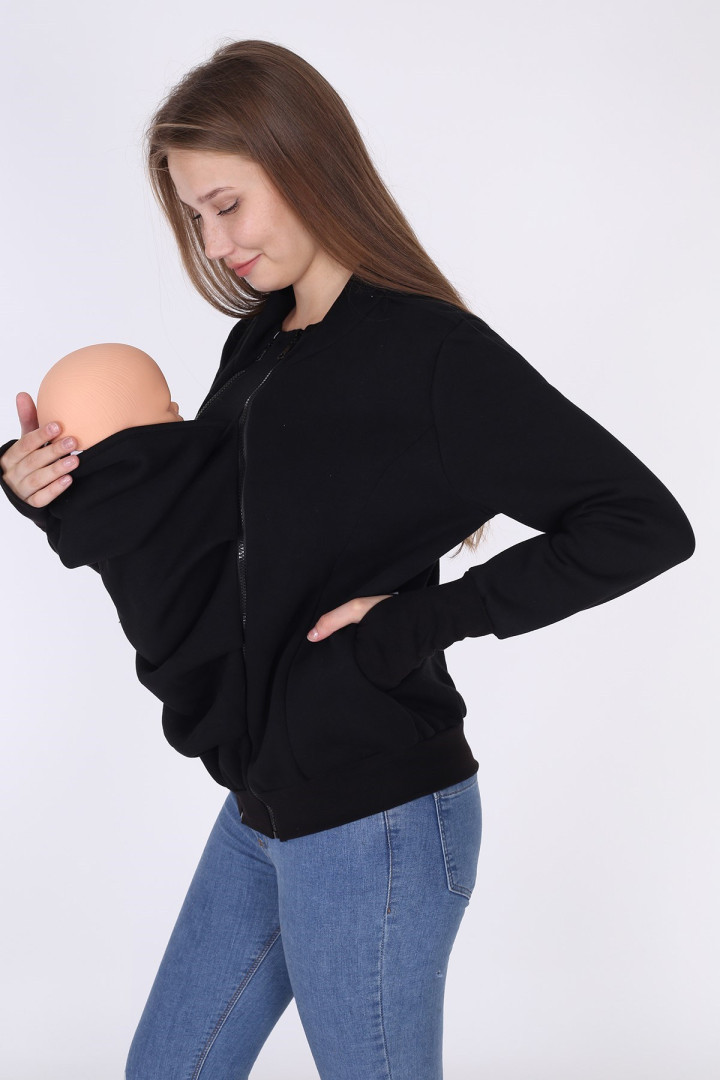 

Толстовка женская Luvmabelly 58955 черная S (доставка из-за рубежа), 58955