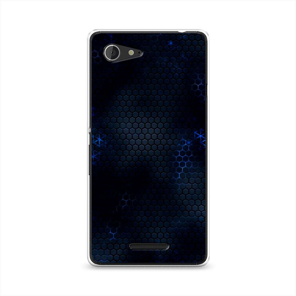 

Чехол Awog "Фон соты синие" для Sony Xperia E3, 52750-3