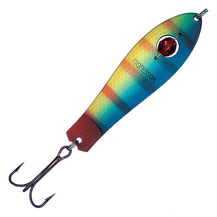 

Блесна Kuusamo Professor 3, 75/12 (бусинка) BLU/GR-B, UV