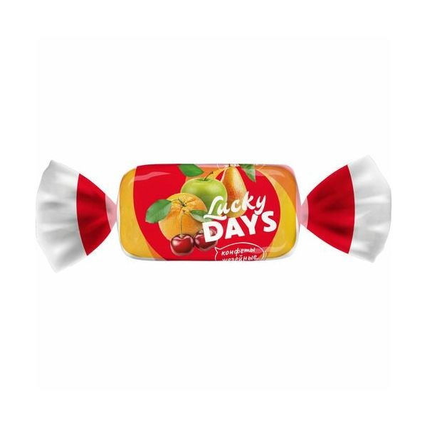 

Конфеты желейные Lucky Days фруктовые +-200 г
