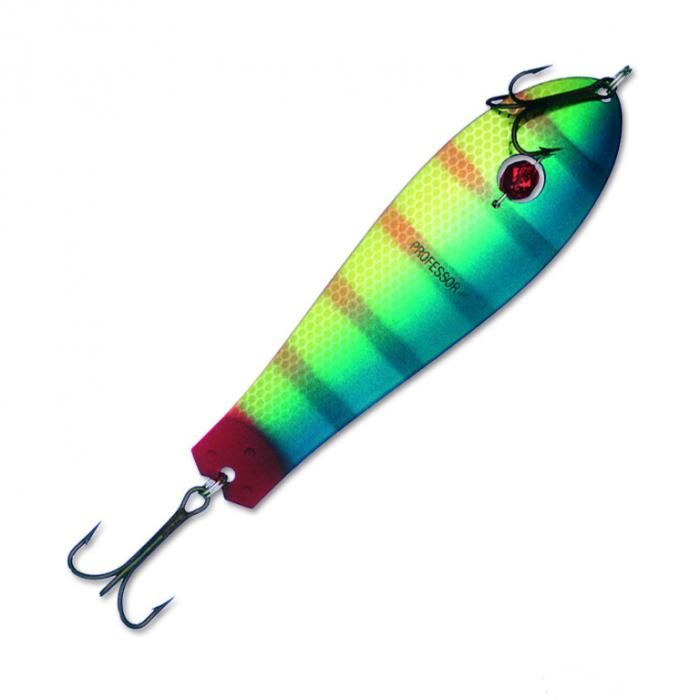 

Блесна Kuusamo Professor , 90/18 (бусинка) BLU/GR-B, UV, Разноцветный