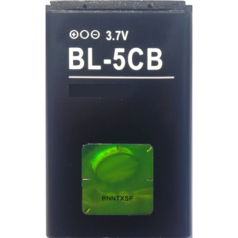 

Аккумуляторная батарея BL-5CB для Nokia C1-01 C1-02 100 101, BL-5CB