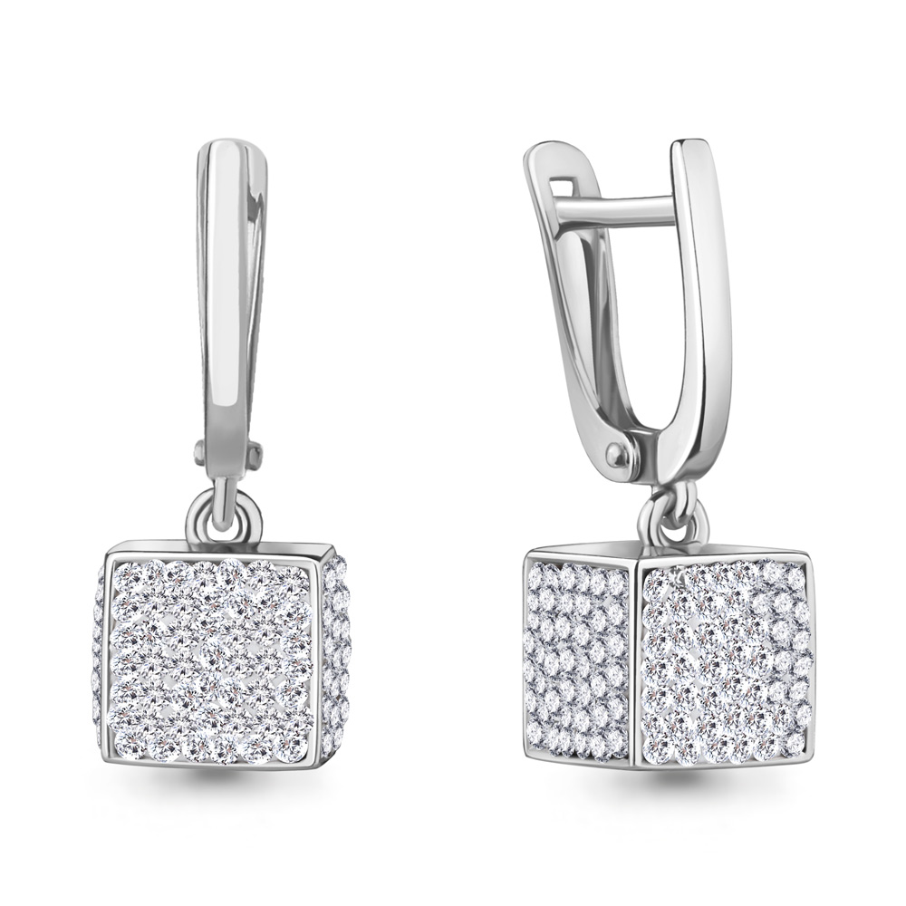 

Серьги из серебра со стеклом Aquamarine Aquamarine 49540_925_р, 49540_925_р