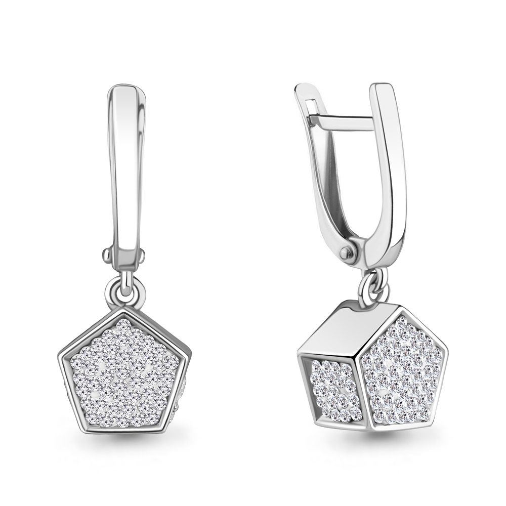 

Серьги из серебра со стеклом Aquamarine Aquamarine 49538_925_р, 49538_925_р
