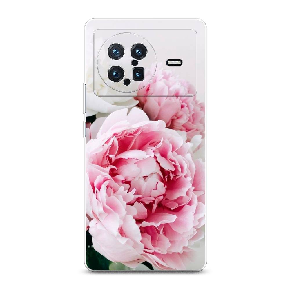 

Чехол на Vivo X Note "Розовые и белые пионы", Розовый;белый, 266950-2