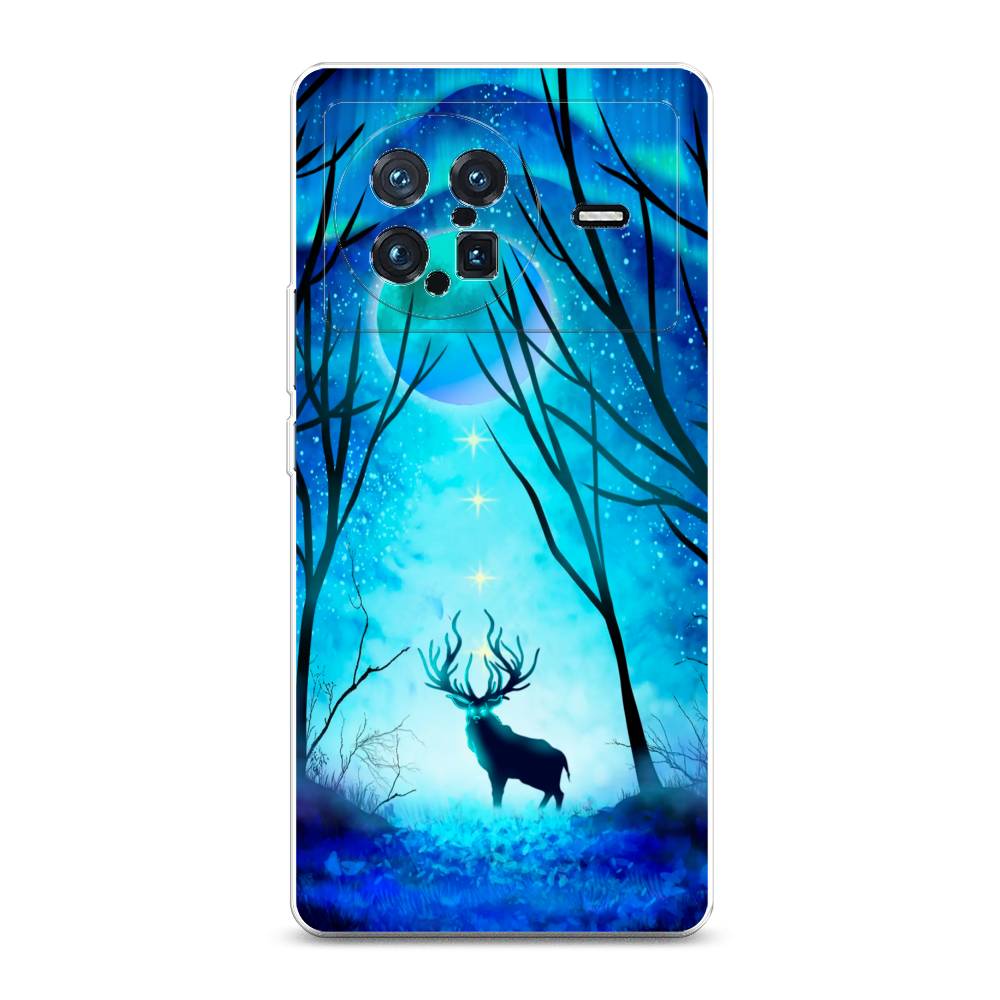 

Чехол на Vivo X Note "Олень северное сияние", Синий;черный;голубой, 266950-1