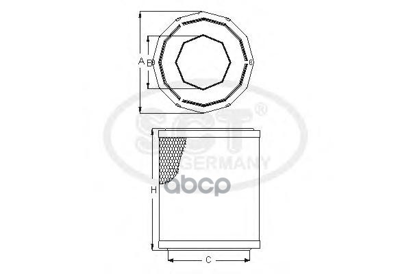 фото Фильтр воздушный уаз (инж.) дв.409, дв.4213 евро-2 "mannol sct" (sb2275) sct арт. sb2275