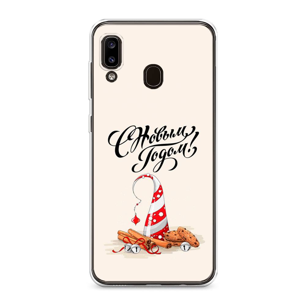

Чехол на Samsung Galaxy A30 "Подарки на Новый Год", Бежевый;красный;черный, 27550-5