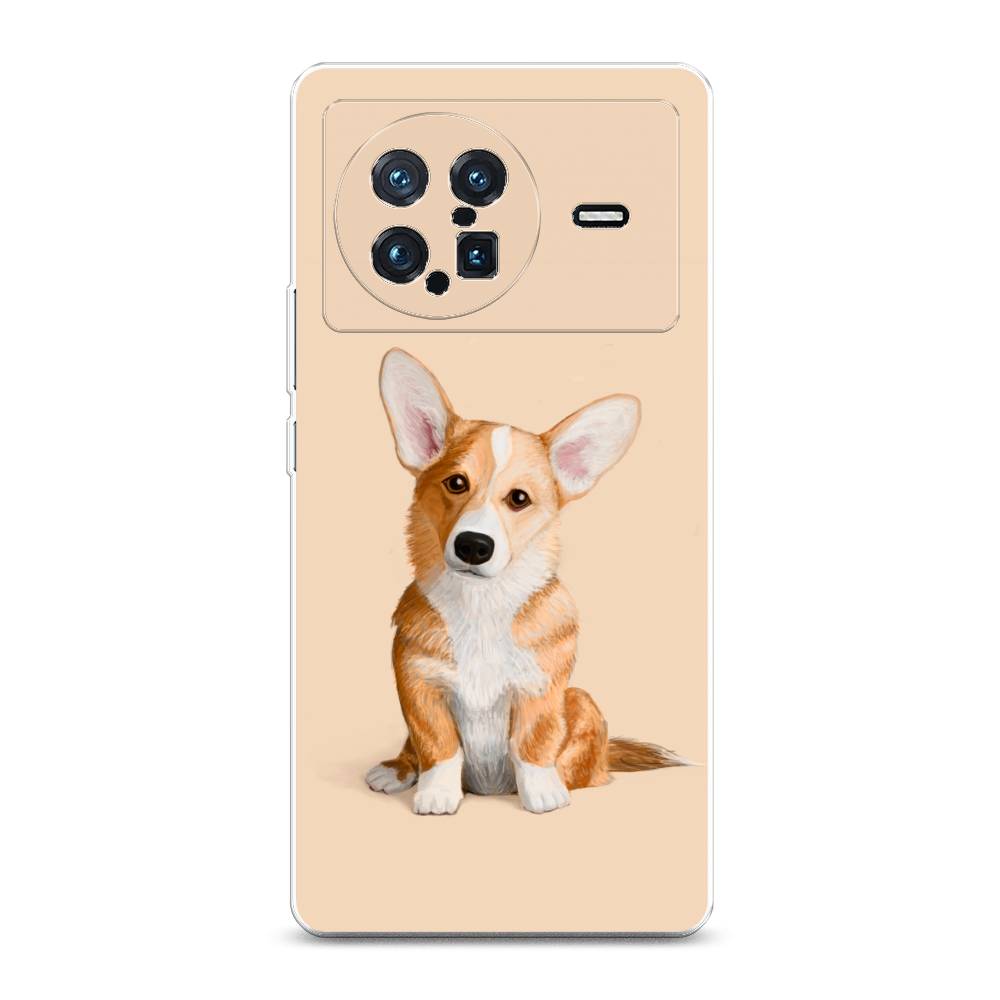 

Чехол на Vivo X Note "Грустный Корги", Коричневый;бежевый, 266950-1