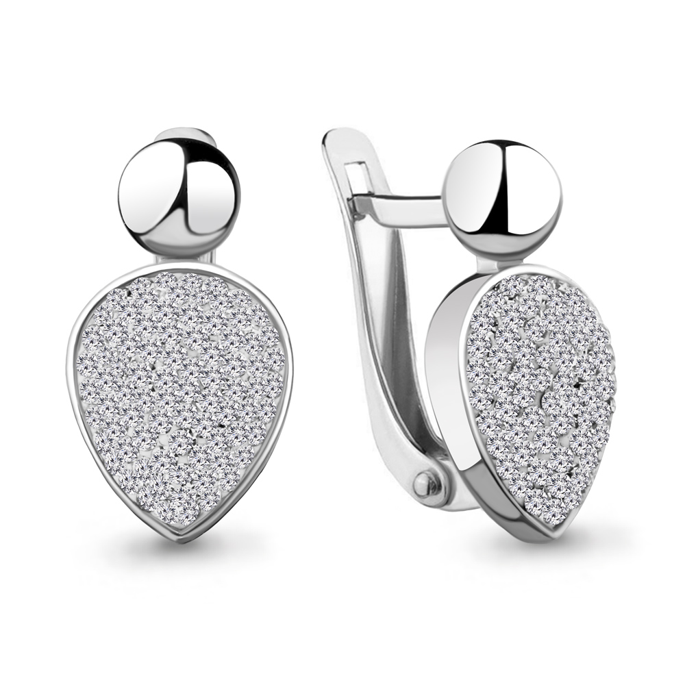 

Серьги из серебра со стеклом Aquamarine Aquamarine 49517_925_р, 49517_925_р