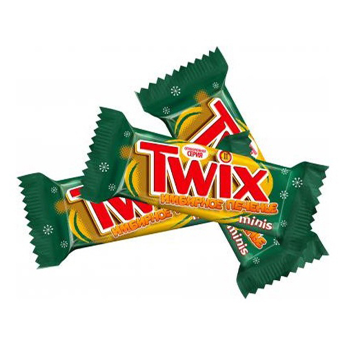 

Конфеты Twix Minis Имбирное печенье +-500 г